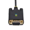 StarTech.com 3 m USB į nulinio modemo nuosekliosios sąsajos adapterio kabelis, keičiami DB9 varžtai/veržlės, COM išsaugojimas, USB-A į RS232, FTDI, 4 lygio ESD apsauga, Windows/macOS/ChromeOS/Linux – patikima TPE konstrukcija