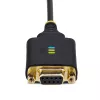 StarTech.com 1 pėda (30 cm) USB į nulinio modemo nuoseklųjį adapterio kabelį, COM išlaikymas, FTDI, USB-A į DB9 RS232, keičiamos DB9 veržlės/varžtai, Windows/macOS/Linux
