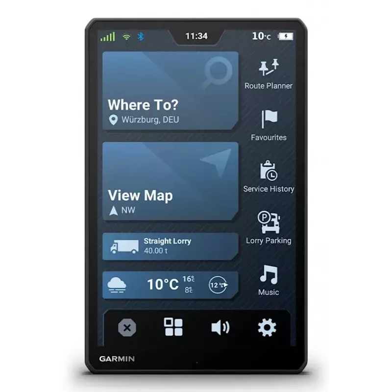 Navigator Garmin dēzl LGV1020 10.1 colio TFT jutiklinis ekranas 32GB juodas