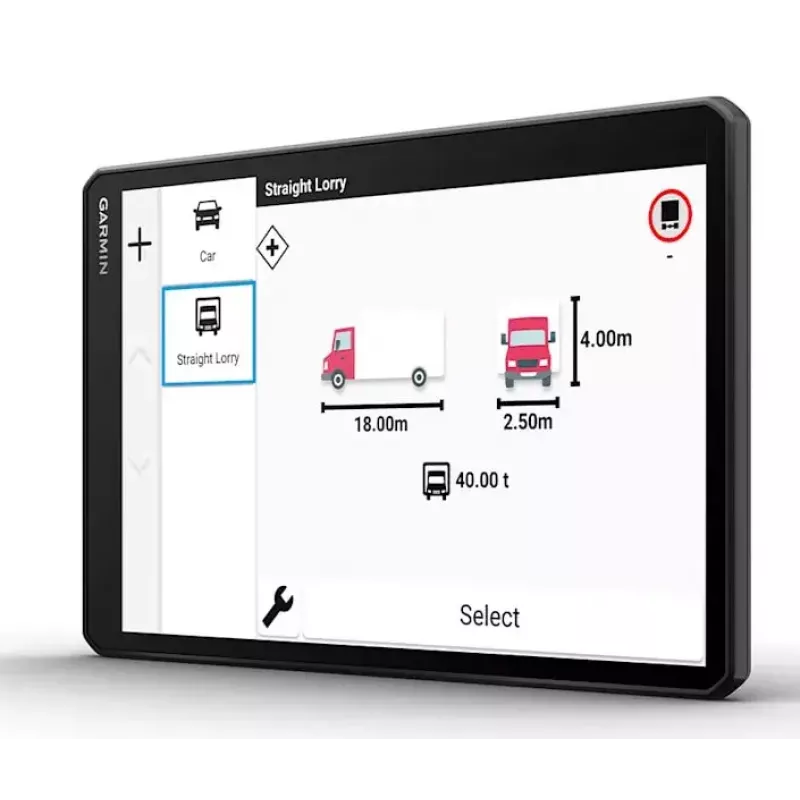 Navigator Garmin dēzl LGV1020 10.1 colio TFT jutiklinis ekranas 32GB juodas
