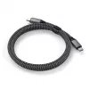 USB C į USB C kabelis Satechi ST-TCC2MM — 2 m, juoda/pilka, 0,48 Gbit/s