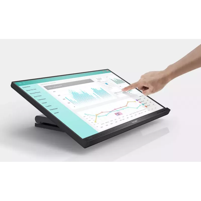 Philips 242B1TC/00 kompiuterio monitorius 60,5 cm (23,8 colio) 1920 x 1080 pikselių Full HD LED liečiamuoju ekranu juodos spalvos
