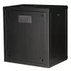 Prie sienos montuojamas 19 colių stovas ROLINE Pro 12U, 600x450 mm, juodas, raktinis užraktas, IP20