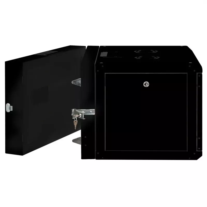 Sieninis stovas ROLINE Pro 7U 600x600 PxG dviejų dalių pasukamas juodas, IP20, 50 kg
