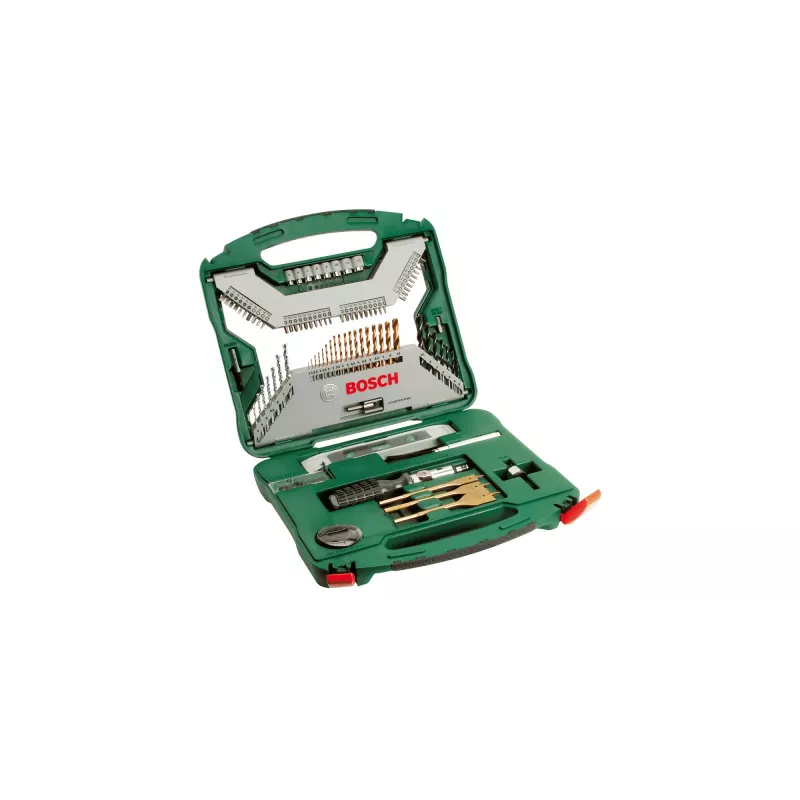 Grąžtų ir antgalių rinkinys Bosch 100 dalių X-Line Titanium