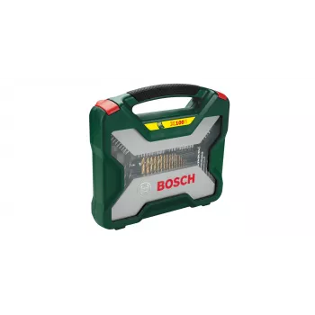 Grąžtų ir antgalių rinkinys Bosch 100 dalių X-Line Titanium