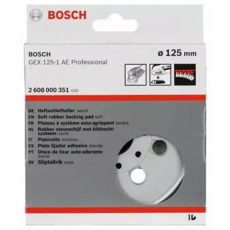 Šlifavimo plokštelė Bosch 2 608 000 351 1 vnt.