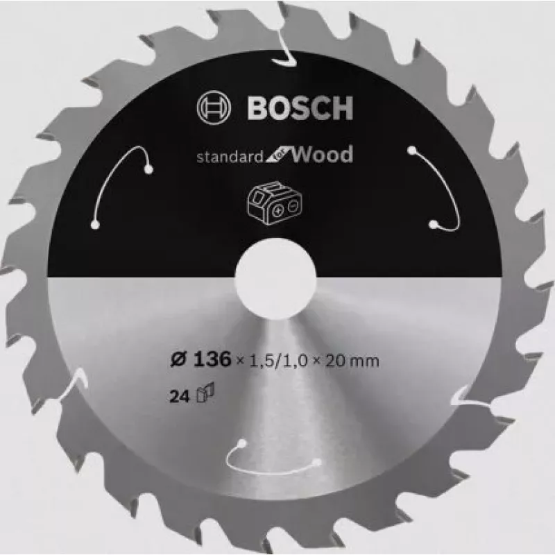 Bosch 2608837668 diskinis pjūklo diskas, 136 mm
