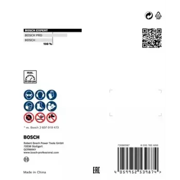 Bosch 2 608 900 652 sukamajam įrankiui skirtas šlifavimo/šlifavimo reikmuo Plytelės, Keramika, Akmuo Pjovimo diskas