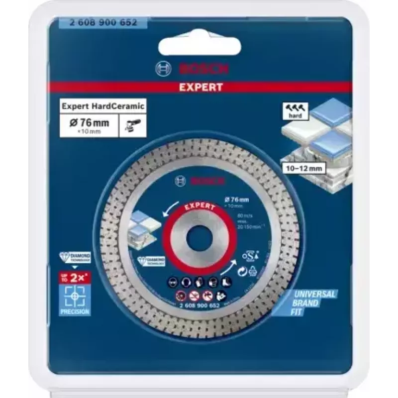 Bosch 2 608 900 652 sukamajam įrankiui skirtas šlifavimo/šlifavimo reikmuo Plytelės, Keramika, Akmuo Pjovimo diskas