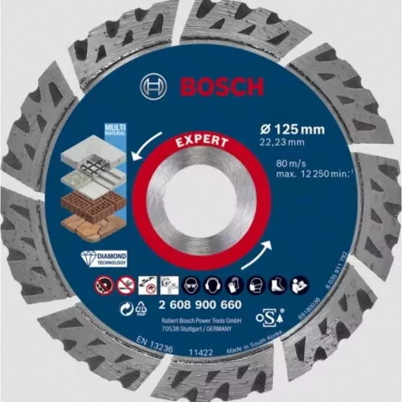 Bosch 2 608 900 660 diskinis pjūklas 12,5 cm 1 vnt.