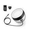 Philips Hue White and colour ambience Iris stalinė lempa, išmanioji stalinė lempa, Bluetooth/Zigbee, juoda, LED, metalas, sintetika, nekeičiama lemputė(-ės)
