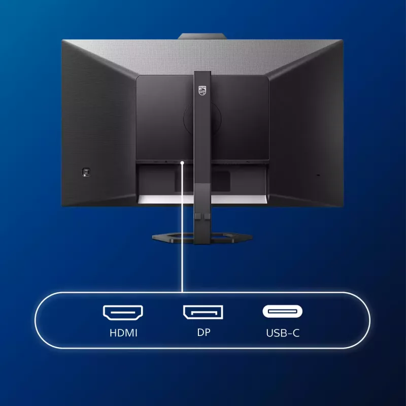 Philips 5000 serijos 27E1N5600HE/00 kompiuterio monitorius 68,6 cm (27 colių) 2560 x 1440 pikselių Quad HD LCD juodas