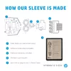 HP Renew 14 nešiojamojo kompiuterio įmautė, Įmautės tipo dėklas, 35,6 cm (14 colių), 210 g