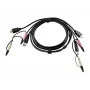 ATEN HDMI KVM laidas 1,8 m, 1.8 m, HDMI, juodas, HDMI, USB A, 2 x 3,5 mm, HDMI, USB B, 2 x 3,5 mm, kištukas