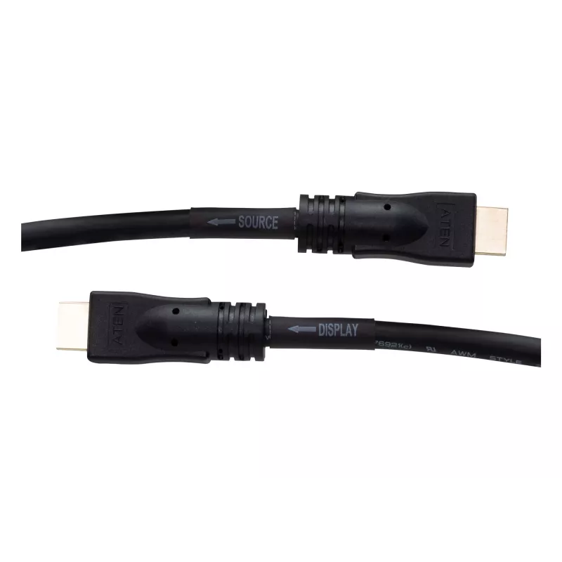 ATEN spartusis HDMI laidas su eternetu, 4K (4096 x 2160 @30 Hz); 20 m HDMI laidas su eternetu
