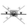 StarTech.com skersinio dvigubo monitoriaus stovo stalo laikiklis dviem 27 colių ekranams, VESA tvirtinimas 75x75/100x100, aukščio reguliavimas be įrankių, iki 6 kg vienam ekranui