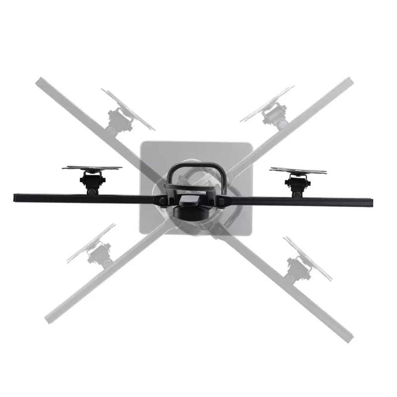 StarTech.com skersinio dvigubo monitoriaus stovo stalo laikiklis dviem 27 colių ekranams, VESA tvirtinimas 75x75/100x100, aukščio reguliavimas be įrankių, iki 6 kg vienam ekranui