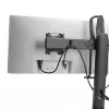 StarTech.com skersinio dvigubo monitoriaus stovo stalo laikiklis dviem 27 colių ekranams, VESA tvirtinimas 75x75/100x100, aukščio reguliavimas be įrankių, iki 6 kg vienam ekranui