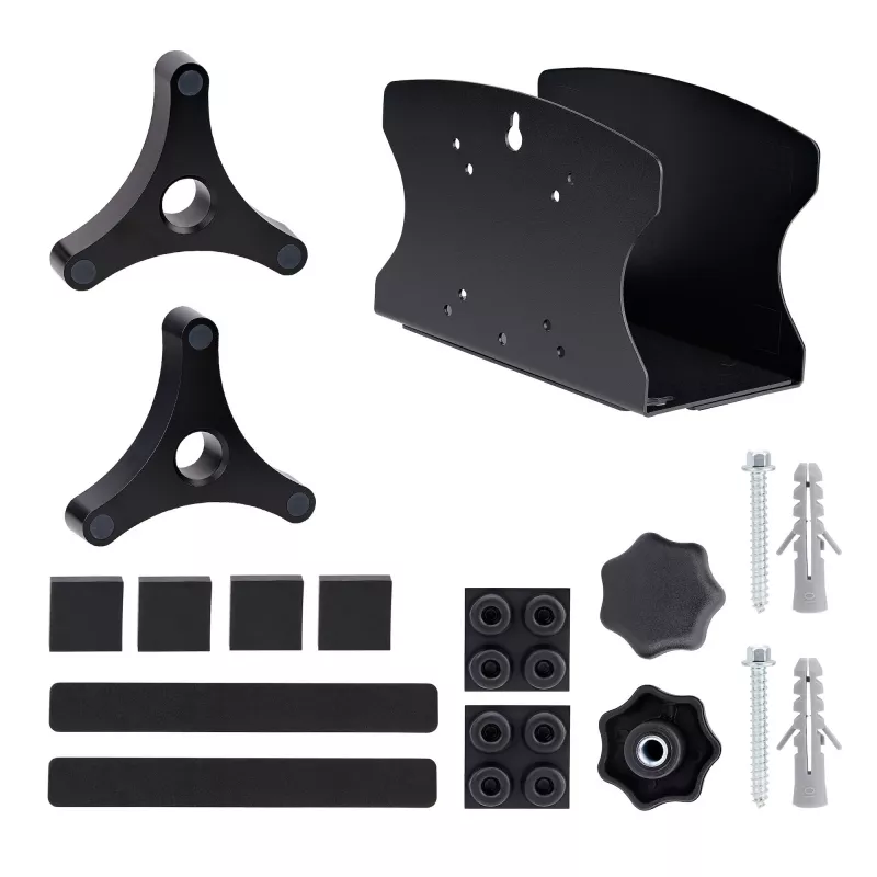 StarTech.com kompiuterio korpuso sieninis laikiklis, skirtas staliniams kompiuteriams iki 18 kg (40 svarų), įrankių nereikalaujantis reguliavimas 50–200 mm (1,9–7,8 colio), tvirtas sieninis laikiklis / laikiklis kompiuterio korpusui / bokštui