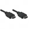Manhattan HDMI laidas, 1080p@60Hz (didelės spartos), 7,5 m, kištukas-kištukas, juodas, pilnai ekranuotas, auksu dengti kontaktai, garantija visam naudojimo laikotarpiui