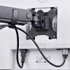 “StarTech.com” trijų monitorių stalinis laikiklis iki trijų 27 inch ekranų, VESA 75x75/100x100, rankenėlių nereikalaujantis rankų reguliavimas, C formos spaustukas / kiauryminis tvirtinimas, spyruoklinės rankos