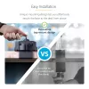 “StarTech.com” trijų monitorių stalinis laikiklis iki trijų 27 inch ekranų, VESA 75x75/100x100, rankenėlių nereikalaujantis rankų reguliavimas, C formos spaustukas / kiauryminis tvirtinimas, spyruoklinės rankos
