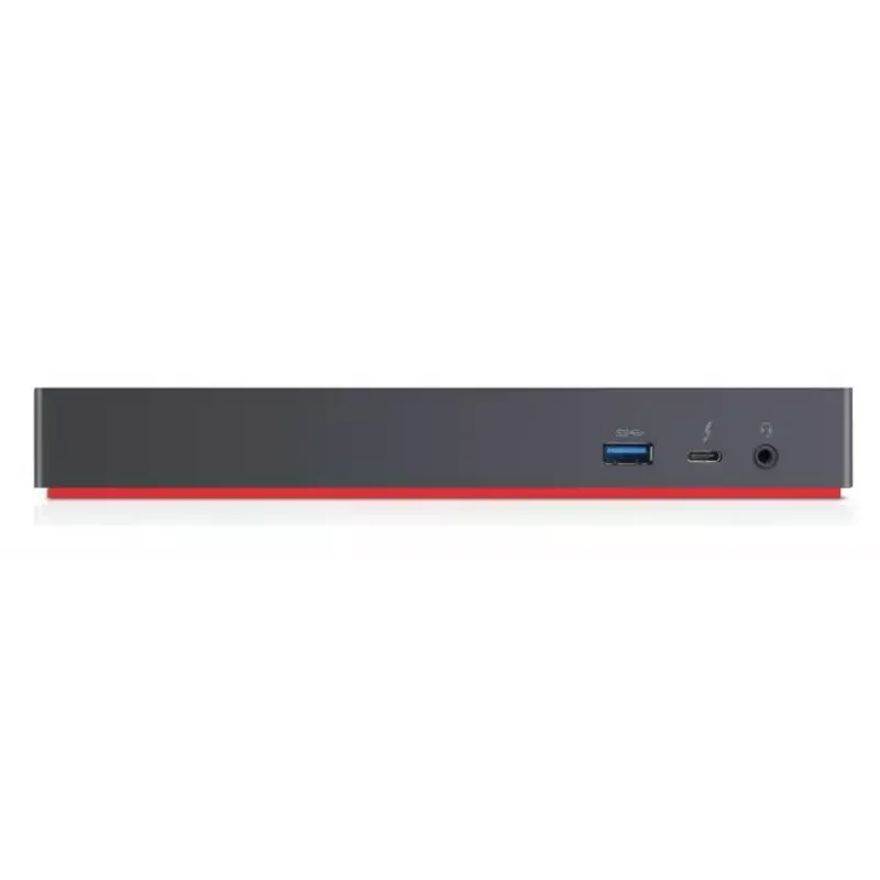 Lenovo 40AN0135EU nešiojamojo kompiuterio dokas / prievadų atkartotuvas Laidinis Thunderbolt 3 Juoda, Raudona