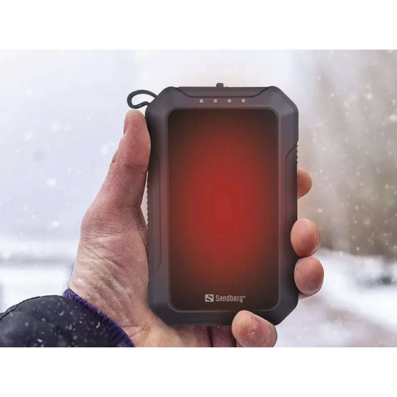 Nešiojama išorinė baterija Sandberg Hand Warmer 10000 mAh
