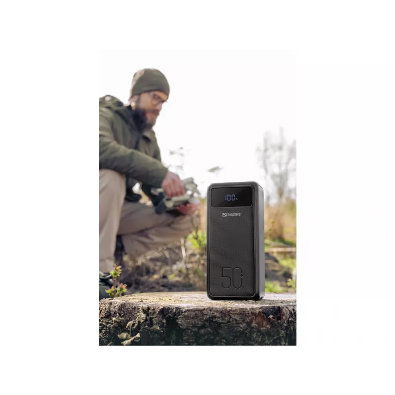 Nešiojama išorinė baterija Sandberg USB-C PD 130W 50000mAh