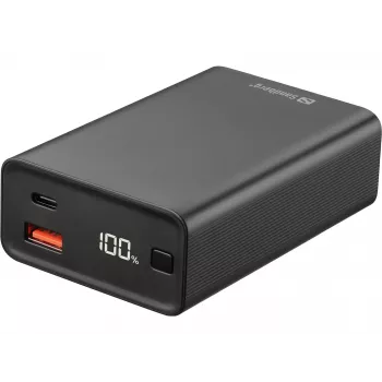 Nešiojamoji išorinė baterija Sandberg Travel Powerbank 20000 PD65W, 20000 mAh