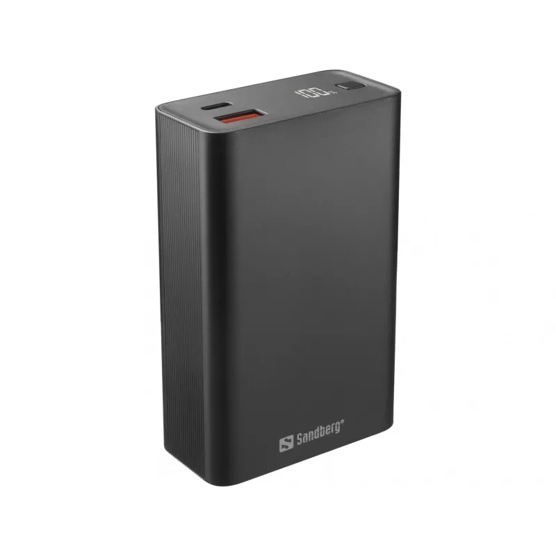 Nešiojamoji išorinė baterija Sandberg Travel Powerbank 20000 PD65W, 20000 mAh