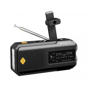 Sandberg Survivor Radio All-in-1 2000, Nešiojamas, AM, FM, 87 - 180 MHz, 520 - 1710 kHz, 3 W, Analoginis