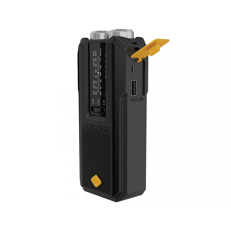 Sandberg Survivor Radio All-in-1 2000, Nešiojamas, AM, FM, 87 - 180 MHz, 520 - 1710 kHz, 3 W, Analoginis
