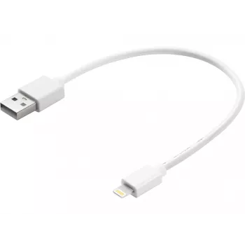 Kabelis Sandberg USB Lightning MFI 0,2 m baltas