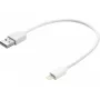 Kabelis Sandberg USB Lightning MFI 0,2 m baltas