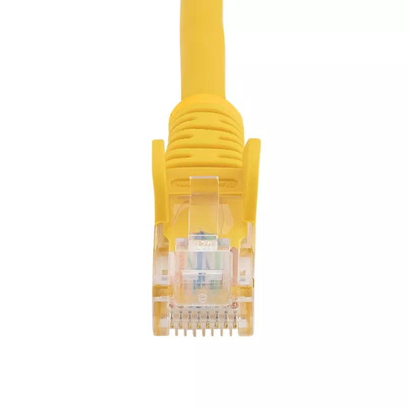 StarTech.com Cat5e eterneto komutacinis kabelis su nesusipinančiais RJ45 kištukais – 10 m, geltonas