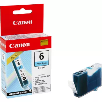 Rašalo kasetė Canon BCI-6PC 4709A002 žalsvai mėlyna