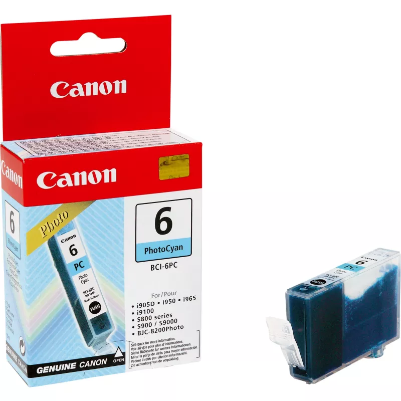 Rašalo kasetė Canon BCI-6PC 4709A002 žalsvai mėlyna