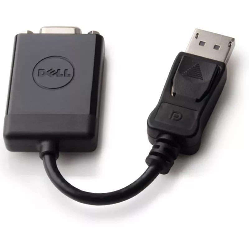 Vaizdo kabelio adapteris DELL 492-11715 DisplayPort į VGA juodas