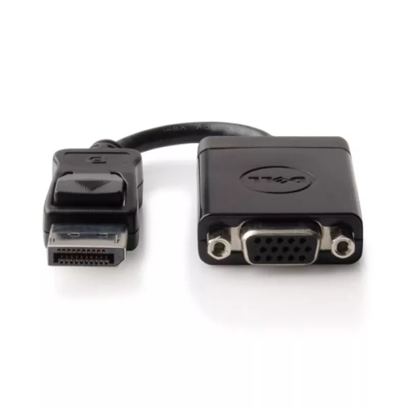 Vaizdo kabelio adapteris DELL 492-11715 DisplayPort į VGA juodas