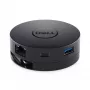 DELL DA300 laidinis USB 3.2 Gen 2 (3.1 Gen 2) Type-C juodas