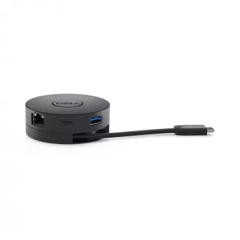 DELL DA300 laidinis USB 3.2 Gen 2 (3.1 Gen 2) Type-C juodas