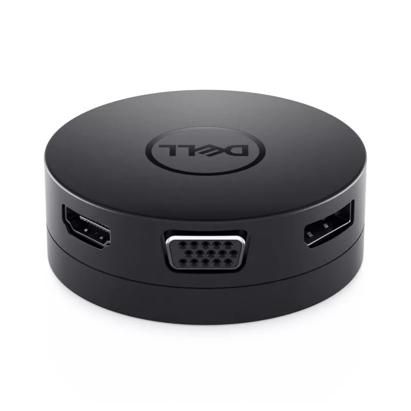 DELL DA300 laidinis USB 3.2 Gen 2 (3.1 Gen 2) Type-C juodas