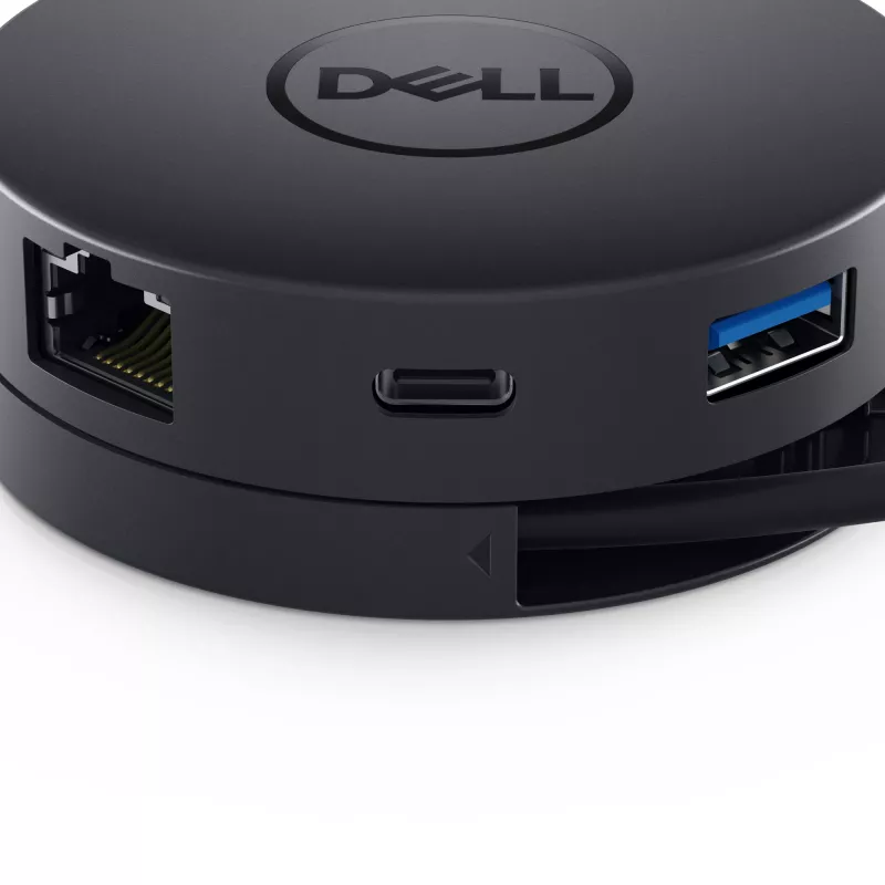 DELL DA300 laidinis USB 3.2 Gen 2 (3.1 Gen 2) Type-C juodas
