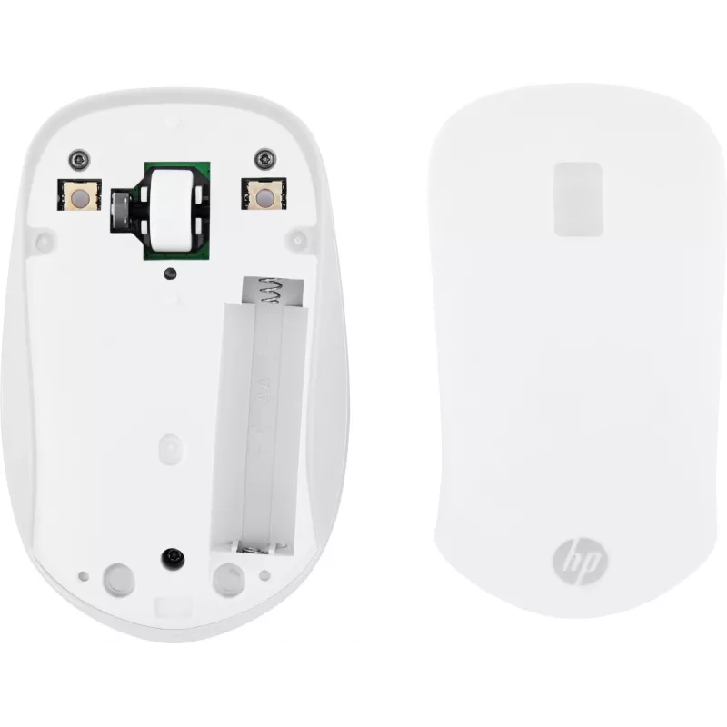 HP 410 plonas White Bluetooth pelė, abiem rankoms tinkama, Bluetooth, 1200 DPI, balta