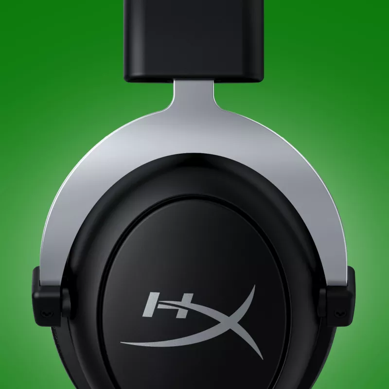HyperX CloudX - žaidimų ausinės (juoda-sidabrinė) - Xbox