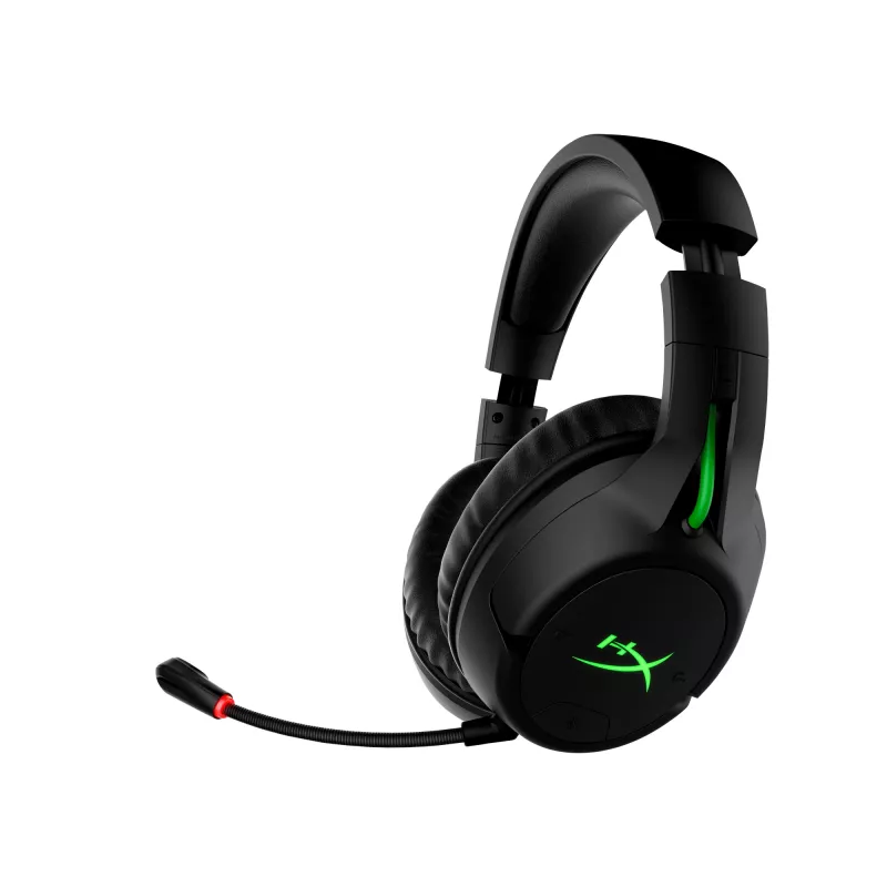 HyperX CloudX Flight - belaidės žaidimų ausinės (juoda-žalia) - Xbox