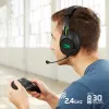 HyperX CloudX Flight - belaidės žaidimų ausinės (juoda-žalia) - Xbox