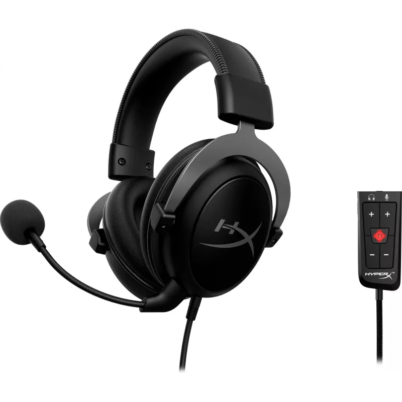 HyperX Cloud II – žaidimų ausinės (juoda-pilkas metalas)